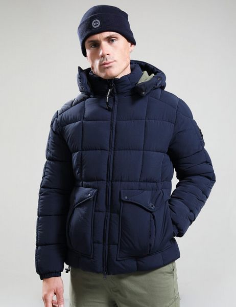Marshall Artist Yukon Bubble Jacket Navy