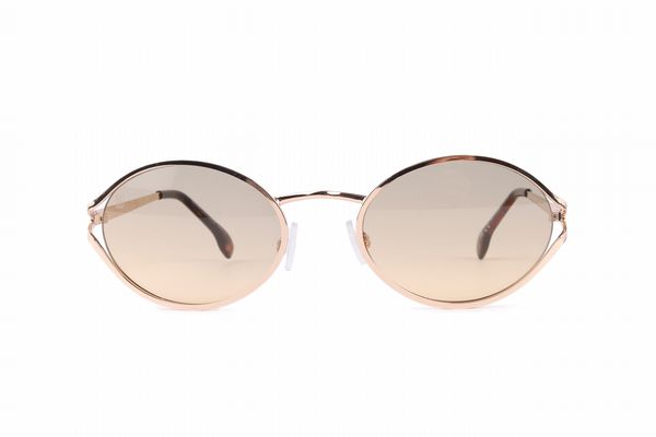 Parker Classic Tort Aviator Sunglasses Gold