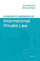 Avizandum Legislation on International Private Law (ePub eBook)
