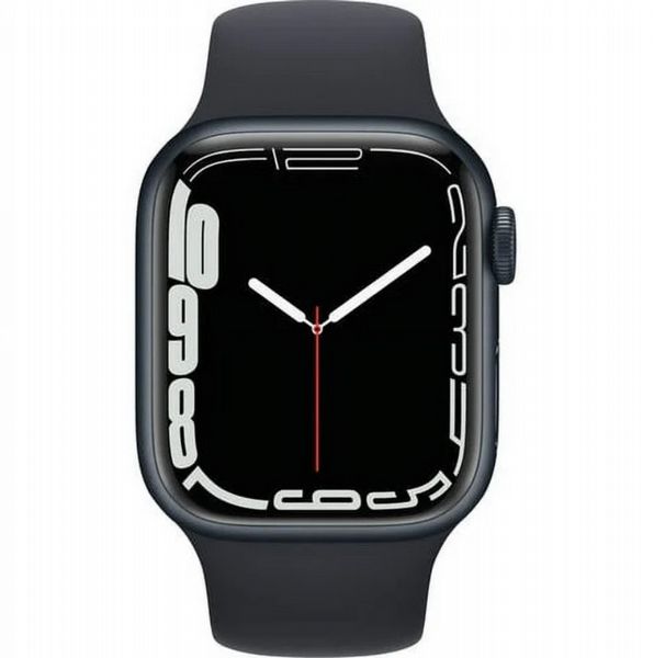  Refurbished Apple Watch Series 7 45mm Space Grey Aluminum Case, Space Grey Sport Strap, GPS. LIKE...