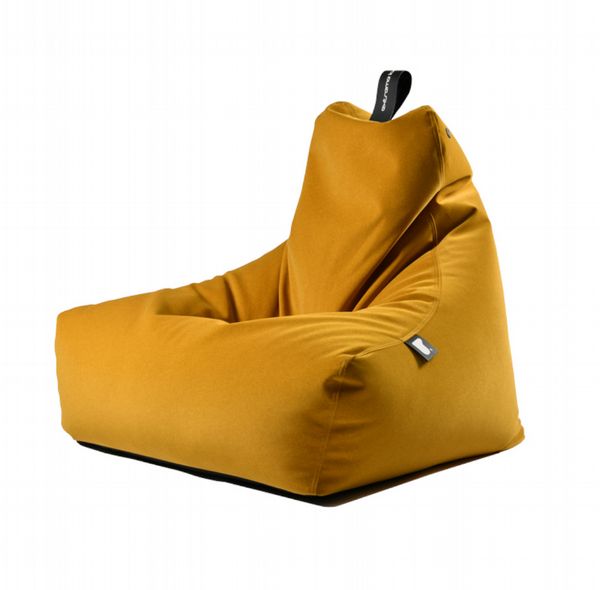 Extreme Lounging Brushed Suede Mighty B Bag In Mustard Yellow