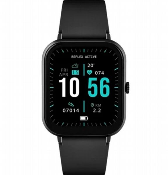 Reflex Active Series 17 Black Strap Smart Watch