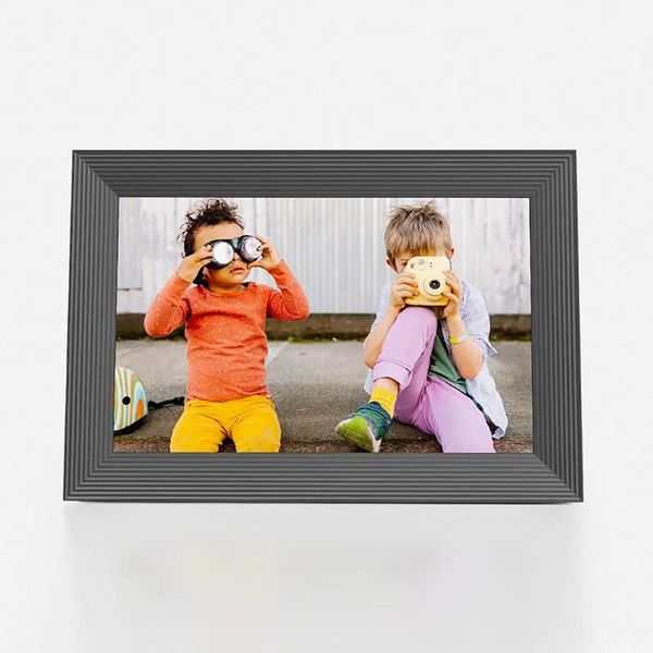 Carver Uk By Aura Digital Photo Frame - Gravel