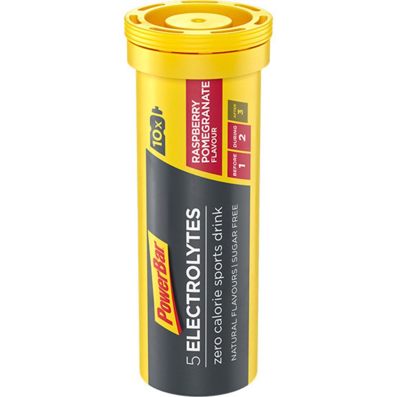 PowerBar - 5 Electrolytes Zero Calories - 12 Tubes - Raspberry Pomegranate - vegetarian - vegan