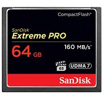 SanDisk Extreme Pro 64GB 160 MB/s Compact Flash Memory Card