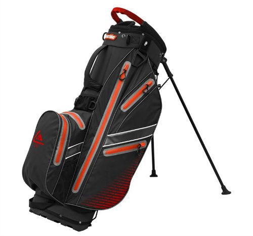 Longridge Aqua 2 Waterproof Stand Bag - Black/Red