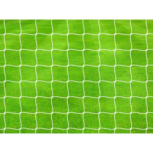 Precision Pro Football Goal Nets 4mm Braided (Pair) - White